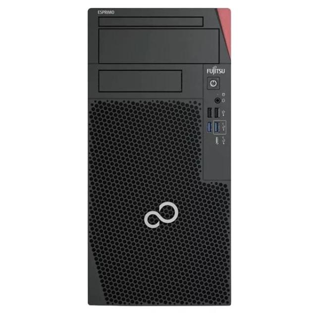 Настолен компютър Fujitsu Esprimo P6012, Intel Core i5-12400 2.5/4.4GHz, 16GB DDR4, 512GB SSD, 1 x USB-C 3.2 Gen 2, Windows 11 Pro, Черен