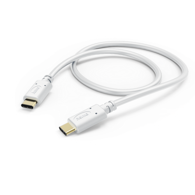 Kabel HAMA Кабел за зареждане, USB-C - USB-C, 1,5 м, бял