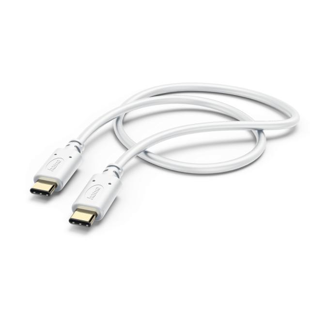 Kabel HAMA Кабел за зареждане, USB-C - USB-C, 1,5 м, бял