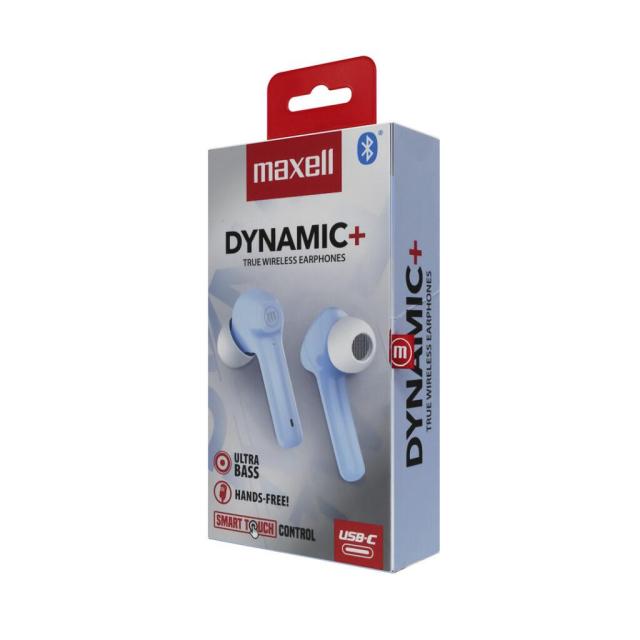 Слушалки MAXELL Dynamic Wireless/Bluetooth True Wireless, Син