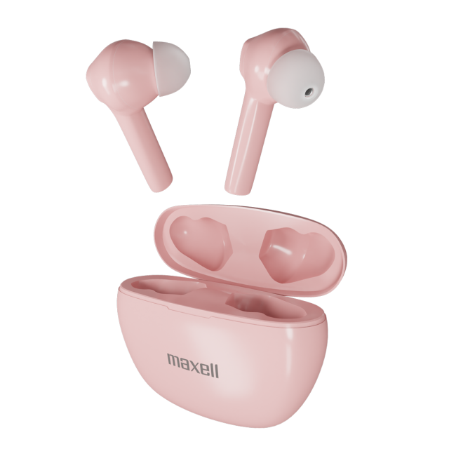 Слушалки MAXELL Dynamic Wireless/Bluetooth True Wireless, розов