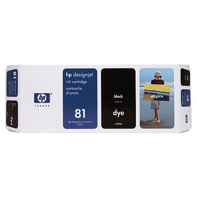 Консуматив HP 81 680-ml Black Dye Ink Cartridge