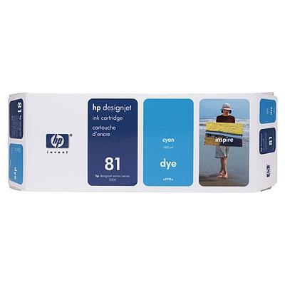 Консуматив HP 81 680-ml Cyan Dye Ink Cartridge