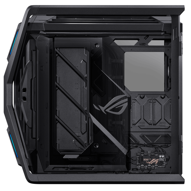 Кутия ASUS ROG Strix HYPERION GR701, Full-Tower, 4 x USB 3.2, 1 x USB Type-C,  1 x headphone / Microphone, Aura Sync ARGB, ATX/EATX