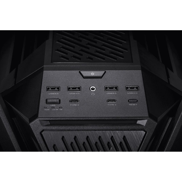 Кутия ASUS ROG Strix HYPERION GR701, Full-Tower, 4 x USB 3.2, 1 x USB Type-C,  1 x headphone / Microphone, Aura Sync ARGB, ATX/EATX