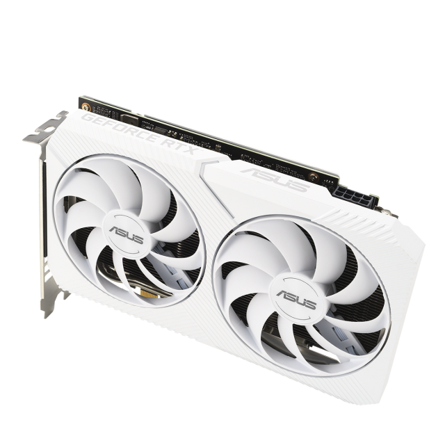 Видео карта ASUS Dual GeForce RTX 3060 OC Edition 8GB GDDR6, 128-bit, HDMI, 3xDP,  White