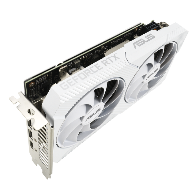 Видео карта ASUS Dual GeForce RTX 3060 OC Edition 8GB GDDR6, 128-bit, HDMI, 3xDP,  White
