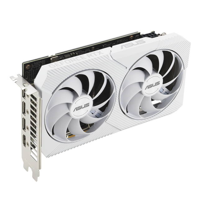Видео карта ASUS Dual GeForce RTX 3060 OC Edition 8GB GDDR6, 128-bit, HDMI, 3xDP,  White
