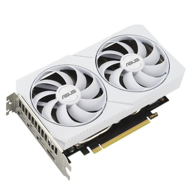 Видео карта ASUS Dual GeForce RTX 3060 OC Edition 8GB GDDR6, 128-bit, HDMI, 3xDP,  White