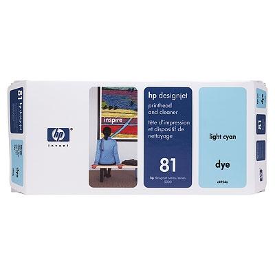 Консуматив HP 81 Light Cyan Dye Printhead and Printhead Cleaner