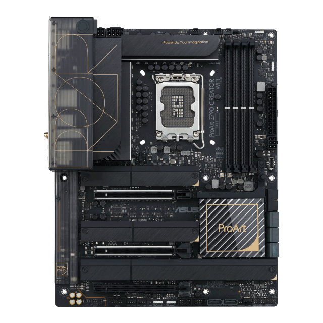 Дънна платка ASUS ProArt Z790-CREATOR WIFI, LGA 1700, ATX, Wi-Fi 6E, DDR5, PCIe 5.0, HDMI, 2xDP, USB Type-C, ATX