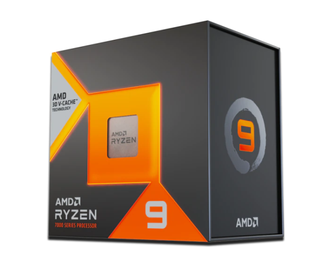 Процесор AMD RYZEN 9 7900X3D (12-ядрен) 4.4 GHz (5.6 GHz Turbo) 128MB/120W/AM5/BOX, без охлаждане