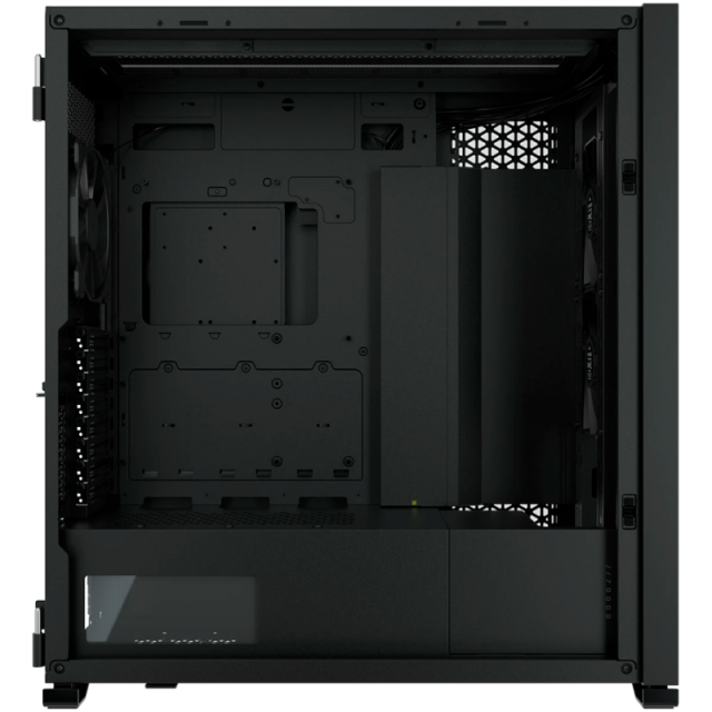 Кутия Corsair 7000D Airflow Full Tower, Tempered Glass, 4 x USB 3.0, 1 x USB 3.1 Type-C, 1 x Combo Audio Jack, Черно