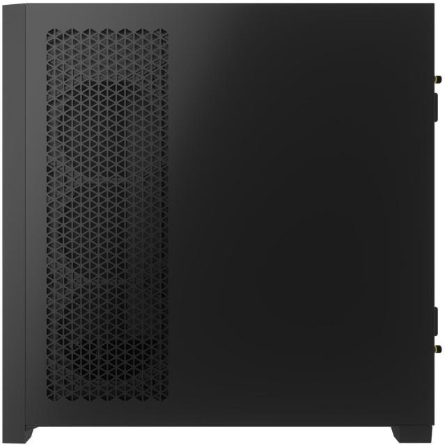 Кутия Corsair iCUE 5000D RGB Airflow Mid Tower, Tempered Glass, 2 x USB 3.2 Gen2, 1 x USB Type-C, 1 x Audio/Mic jack, Черно
