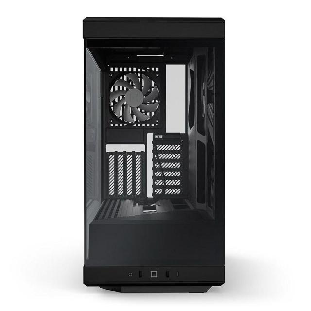 Кутия HYTE Y40 Tempered Glass, Mid-Tower, 2xUSB 3.0​, 1xUSB 3.2 Type-C​, Audio/Mic Jack, Черно