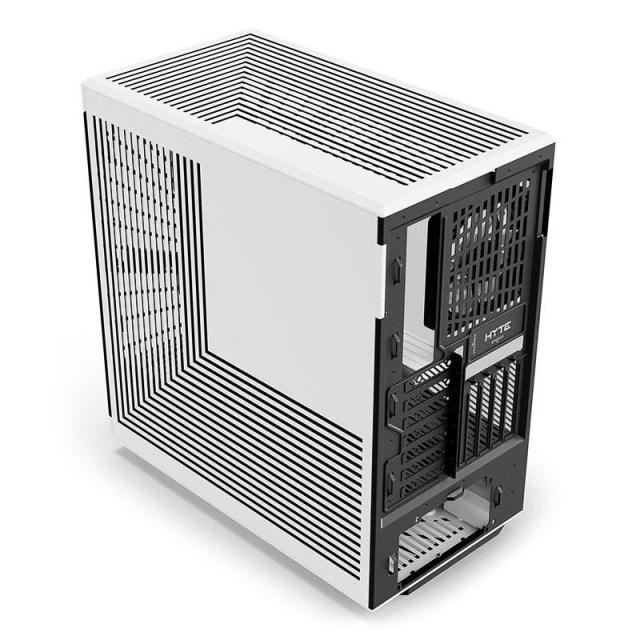 Кутия HYTE Y40 Tempered Glass, Mid-Tower, 2xUSB 3.0​, 1xUSB 3.2 Type-C​, Audio/Mic Jack, Бяло и Черно