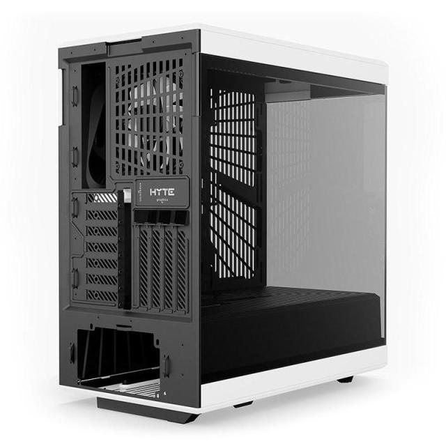 Кутия HYTE Y40 Tempered Glass, Mid-Tower, 2xUSB 3.0​, 1xUSB 3.2 Type-C​, Audio/Mic Jack, Бяло и Черно