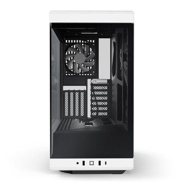 Кутия HYTE Y40 Tempered Glass, Mid-Tower, 2xUSB 3.0​, 1xUSB 3.2 Type-C​, Audio/Mic Jack, Бяло и Черно