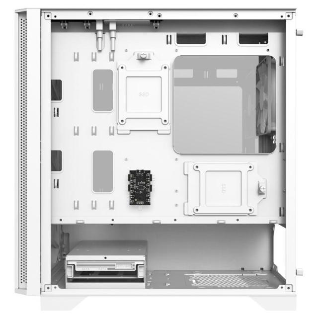 Кутия MONTECH AIR 100 ARGB, TG, 2 x USB 3.0, 1 x USB 2.0, 2 x 3.5mm Mic/Headset Jack , Micro-ATX Бяла