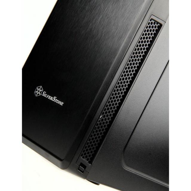 Кутия за компютър Silverston SST-PS09B Precision,  2 x USB 3.0, 1 x Mic Jack, 1 x Headphone Jack, MicroATX