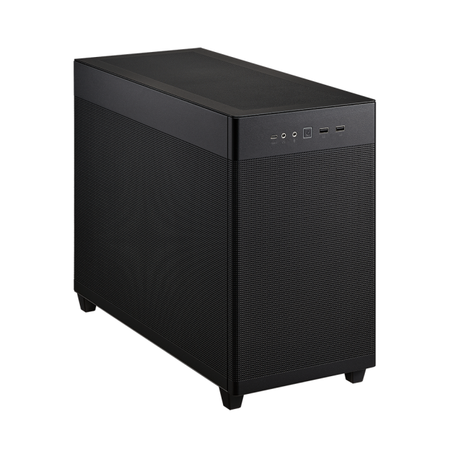 Кутия ASUS PRIME AP201 Mesh, 1 x Headphone 1 x Microphone 2 x USB 3.2 Gen1 1 x USB 3.2 Gen2 Type C, Micro-ATX, Mini-ITX