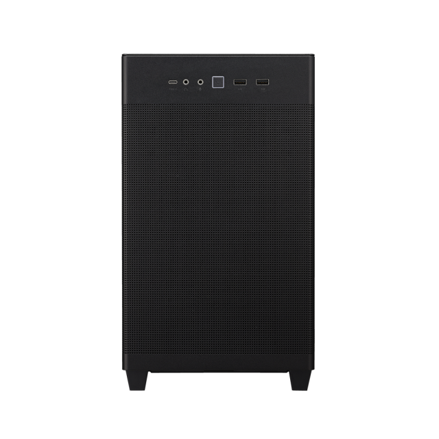 Кутия ASUS PRIME AP201 Mesh, 1 x Headphone 1 x Microphone 2 x USB 3.2 Gen1 1 x USB 3.2 Gen2 Type C, Micro-ATX, Mini-ITX