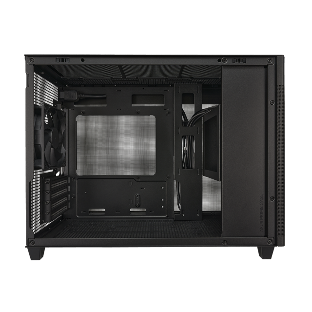 Кутия ASUS PRIME AP201 Mesh, 1 x Headphone 1 x Microphone 2 x USB 3.2 Gen1 1 x USB 3.2 Gen2 Type C, Micro-ATX, Mini-ITX
