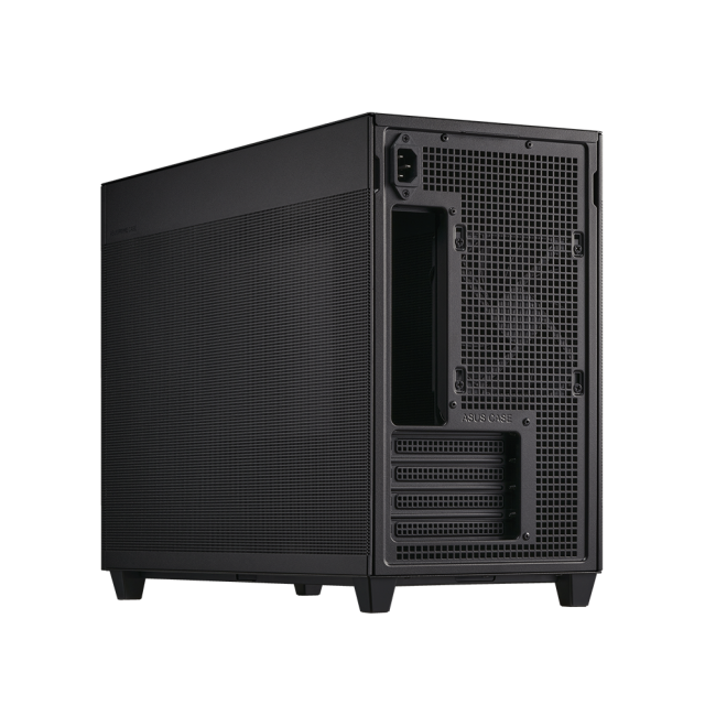 Кутия ASUS PRIME AP201 Mesh, 1 x Headphone 1 x Microphone 2 x USB 3.2 Gen1 1 x USB 3.2 Gen2 Type C, Micro-ATX, Mini-ITX