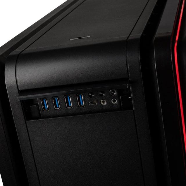 Кутия Phanteks Enthoo 719 TG DRGB, 4 x USB 3.0, 1 x USB Type-C, 1 x Mic, 1 x Headphone jacks  Full-Tower, Черно