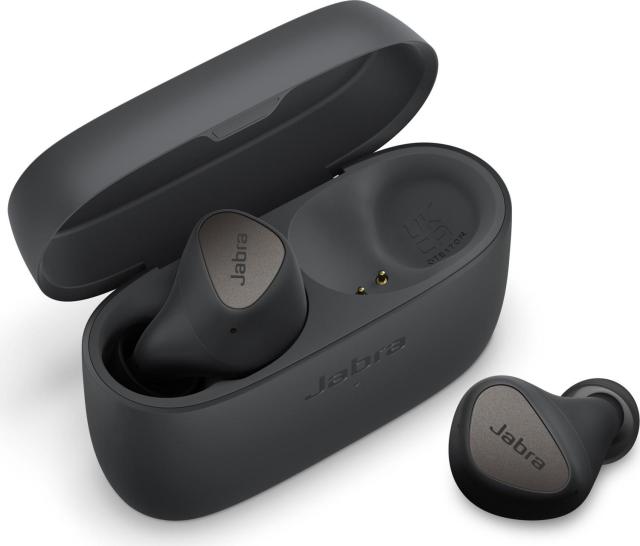 Слушалки Jabra Elite 4, микрофон, Bluetooth 5.2, до 7 часа време на работа, IP57 защита, Сиви