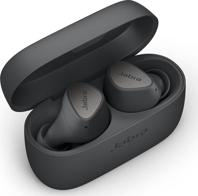 Слушалки Jabra Elite 4, микрофон, Bluetooth 5.2, до 7 часа време на работа, IP57 защита, Сиви