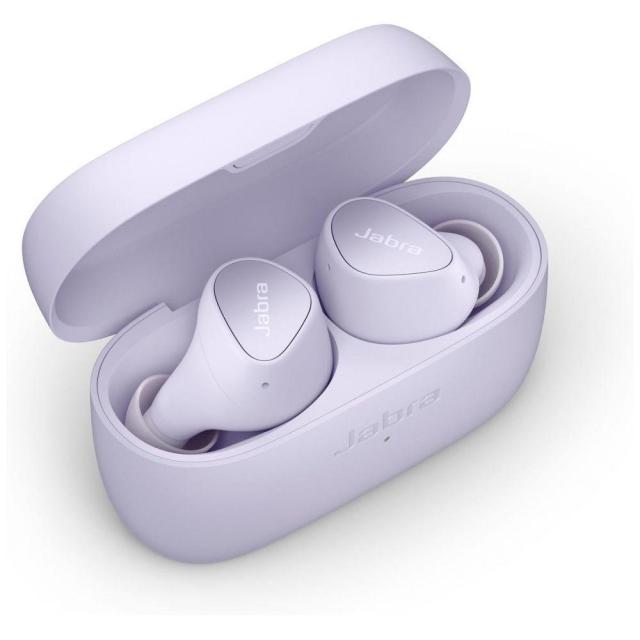 Слушалки Jabra Elite 4 Active, микрофон, Bluetooth 5.2, до 7 часа време на работа, IP57 защита, лилав