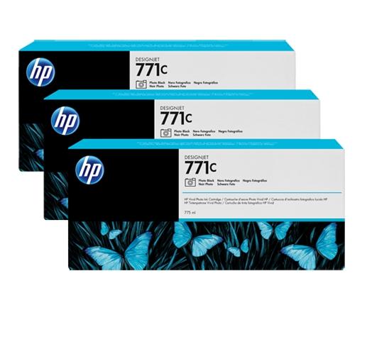 Консуматив HP 771C 3-pack 775-ml Photo Black Designjet Ink Cartridges