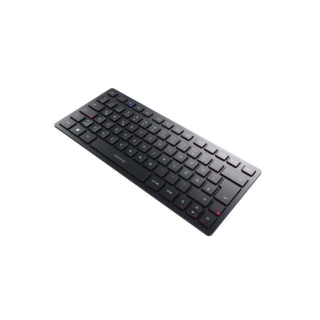 Kлавиатура CHERRY KW 9200 MINI, Bluetooth, 2.4 GHz, Кабел, Черен