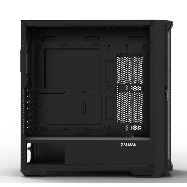 Кутия ZALMAN Z10 PLUS,  2x USB 3.0, 1x USB Type-C, Tempered Glass, RGB, E-ATX, ATX, Micro ATX, Mini ITX , Черна