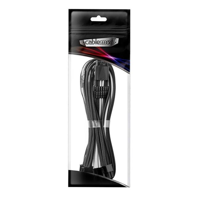Кабел Mod PRO ModMesh RT-Series 12VHPWR към 3x8Pin PCI-E кабел - 60cm за ASUS/Seasonic захранвания, Black/White