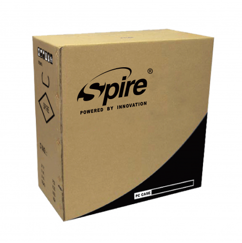 Кутия Spire Supreme 1614, 2 x USB 2.0, Audio, с захранване 420W, ATX
