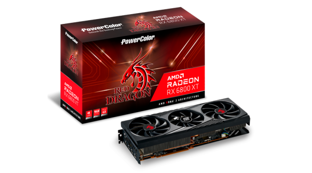 Видео карта PowerColor Red Dragon Radeon RX 6800 XT, 16GB GDDR6, 256-bit, HDMI, 3xDP