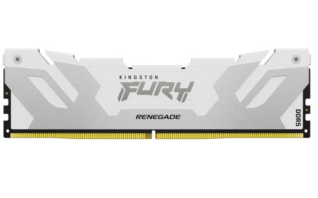 Памет Kingston Fury Renegade White 32GB(2x16GB) DDR5 6000MHz CL32 KF560C32RWK2-32