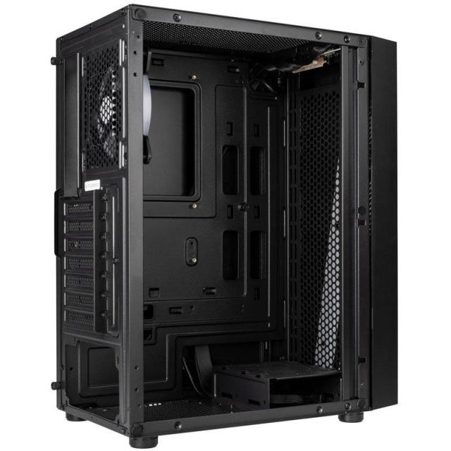 Кутия Kolink Inspire X2 АRGB TG, 2 x USB 2.0; 1 x USB 3.0, 1 x Microphone Jack, 1 x Audio Jack, Mid-Tower, ATX
