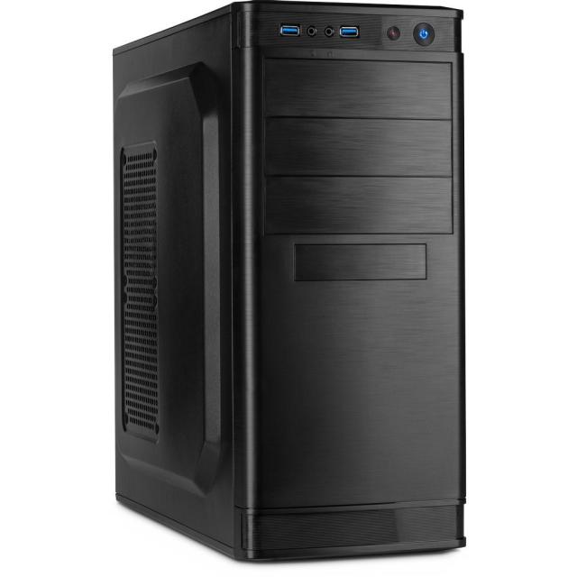 Кутия за компютър Inter Tech IT-5905, 2xUSB 3.0, 1 x Жак за микрофон, Mid-Tower, ATX 