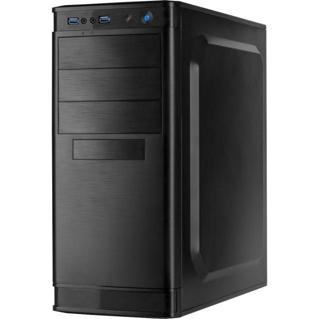 Кутия за компютър Inter Tech IT-5905, 2xUSB 3.0, 1 x Жак за микрофон, Mid-Tower, ATX 