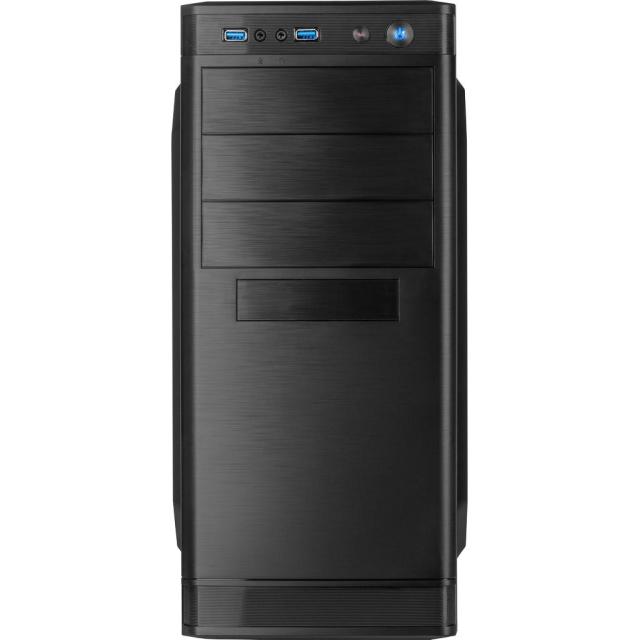 Кутия за компютър Inter Tech IT-5905, 2xUSB 3.0, 1 x Жак за микрофон, Mid-Tower, ATX 