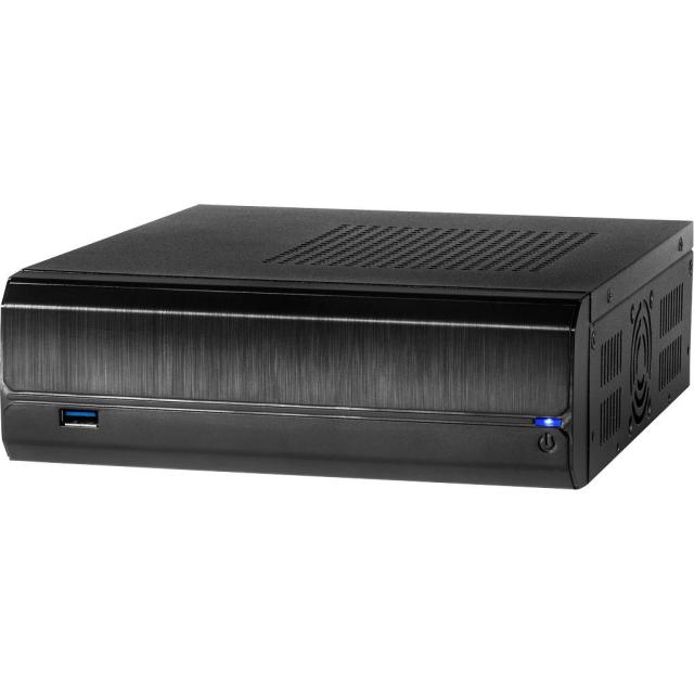 Кутия Inter Tech JX-500, 1 x USB 3.0, ITX възможност за монтаж на Стена