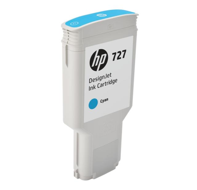 Консуматив HP 727 300-ml Cyan DesignJet Ink Cartridge