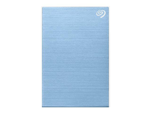 Външен диск SEAGATE One Touch 1TB External HDD with Password Protection Light Blue