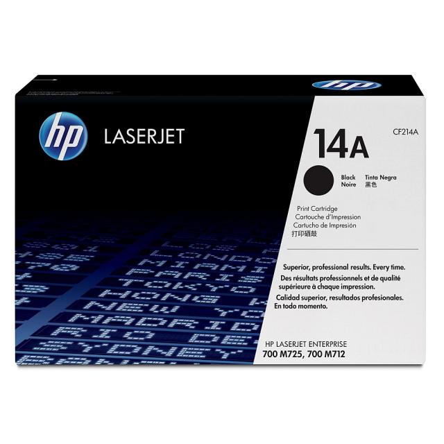 Консуматив HP 14A Black LaserJet Toner Cartridge - 10 000 pages