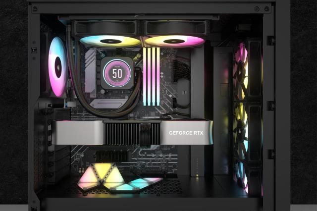 Охладител за процесор Corsair iCUE H100i Elite LCD XT Display Capellix 240 Black RGB AMD/INTEL