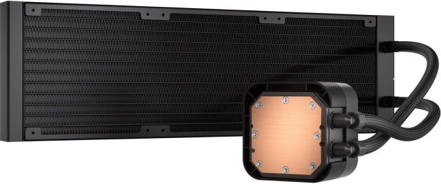 Охладител за процесор Corsair H150i ELITE LCD XT RGB WHITE (360mm), водно охлаждане, CW-9060077-WW AMD/Intel