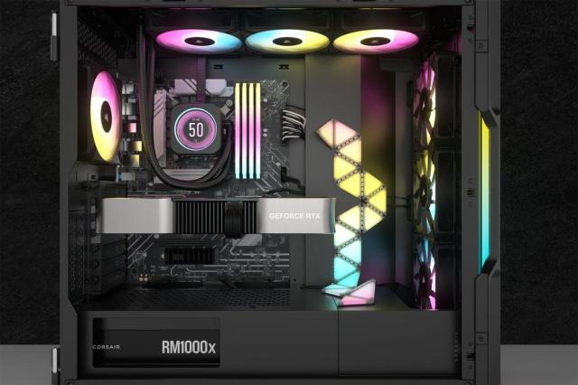 Охладител за процесор Corsair H150i ELITE LCD XT RGB WHITE (360mm), водно охлаждане, CW-9060077-WW AMD/Intel